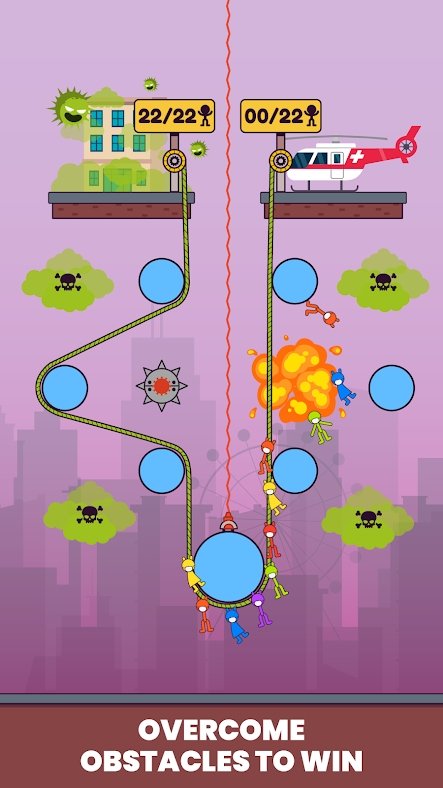 病毒攻击绳索救人(Virus Attack)