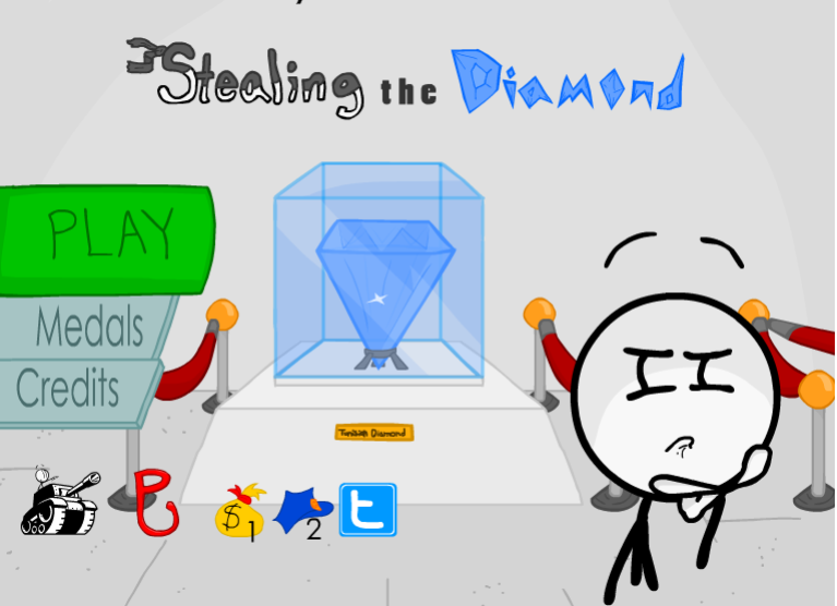 偷钻石失败的愚蠢方式(Stealing the Diamond)