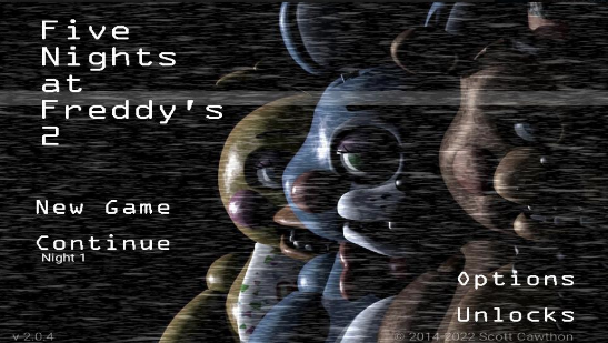 fnaf2重制版(Five Nights at Freddys 2 Demo)