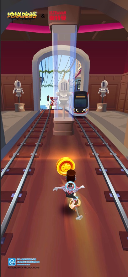 地铁跑酷体验服2026