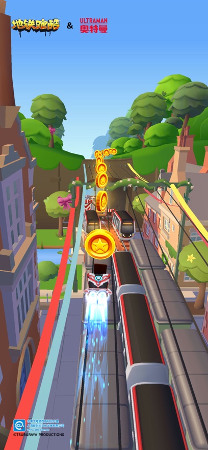 地铁跑酷体验服2026