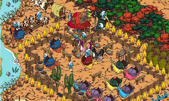 蓝精灵村庄安卓中文版