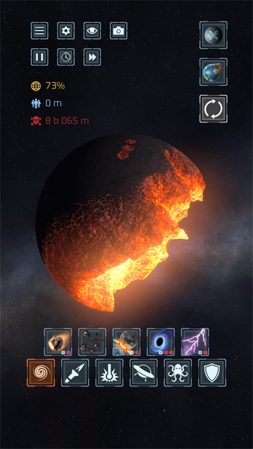 毁灭星球模拟器游戏(Solar Smash)