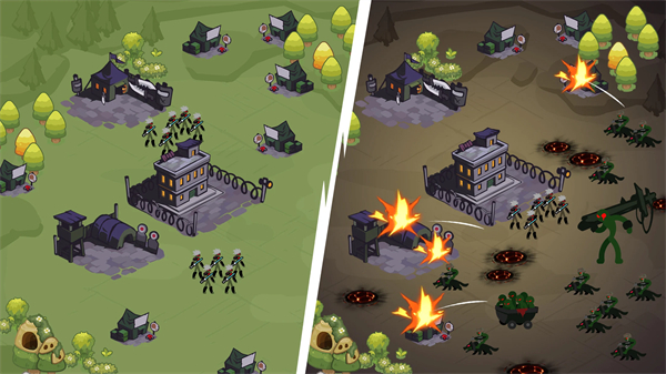 火柴人世界Z僵尸战争TD中文版