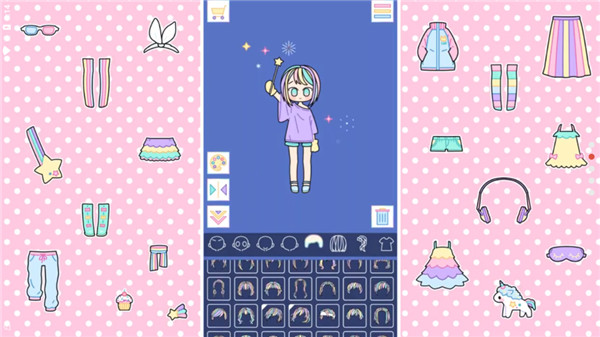 粉彩女孩无限金币版