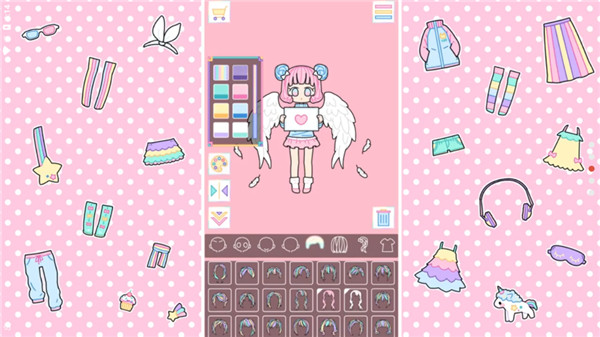 粉彩女孩无限金币版