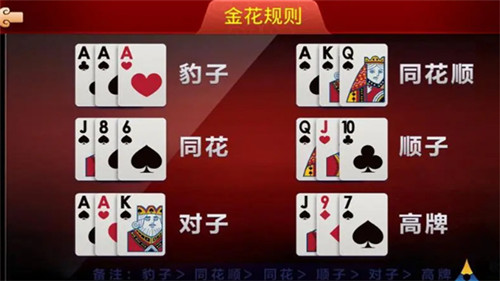 三张牌比大小
