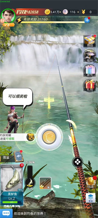钓鱼